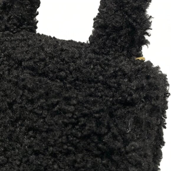 Auth BALENCIAGA Hour Glass 676384 Black Wool Handbag - Picture 11 of 16